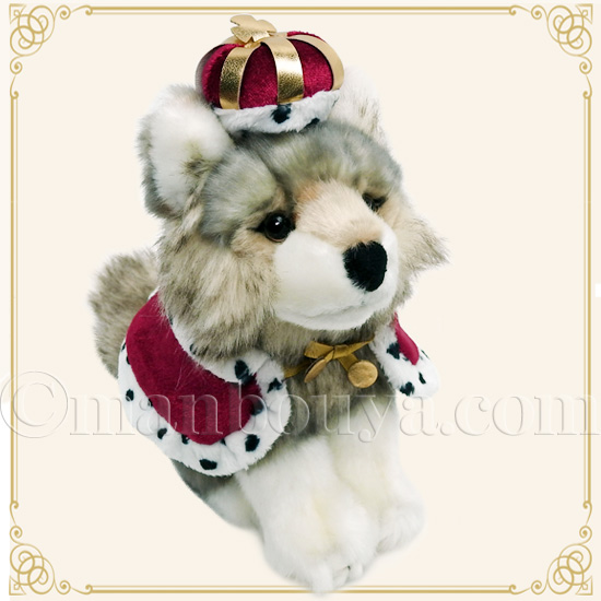 pecochan様❤️オーダー♡オオカミベビちゃん♡狼♡アートドール♡ぬいぐるみ HANSA 5467 オオカミ （仔）52 STANDING WOLF PUP 狼 ぬいぐるみ