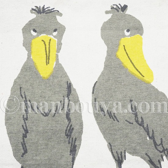 ハシビロコウ グッズ トートバッグ ファスナー A4サイズ 横 フレンズ