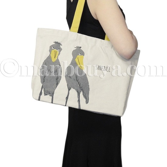 ハシビロコウ グッズ トートバッグ ファスナー A4サイズ 横 フレンズ