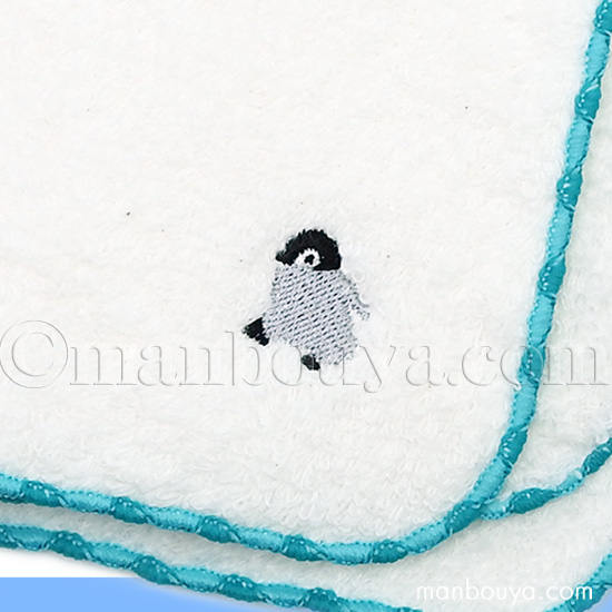 ペンギン グッズ 雑貨 タオルハンカチ 日本製 水族館 お土産 刺繍入り