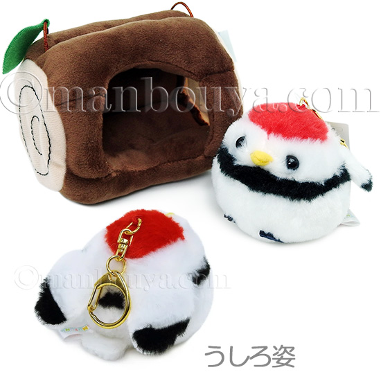 アミューズ ぬいぐるみ 小鳥 切り株 ディスプレイ セット AMUFUN