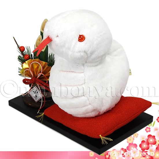 2025年 干支 蛇 置物 ぬいぐるみ 正月 飾り 内藤デザイン研究所 ぽちゃ