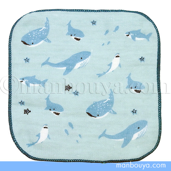 ハンドメイド★入園入学6点セット　サメサメシャーク　ミニハンカチプレゼント ハンドメイド☆入園入学6点セットサメサメシャークミニハンカチ