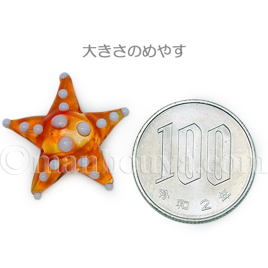 水族館 グッズ 海の生き物 ガラス細工 ミニチュア 雑貨 ヒトデ
