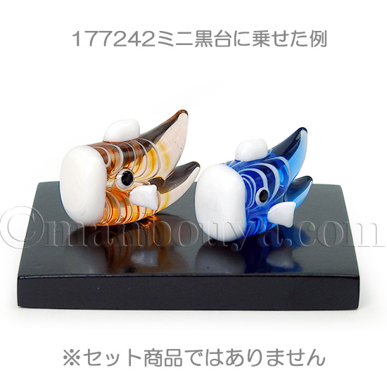 鯉のぼり ミニチュア ガラス細工 端午の節句 ディスプレイ用品 フォー