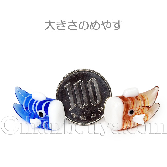 鯉のぼり ミニチュア ガラス細工 端午の節句 ディスプレイ用品 フォー