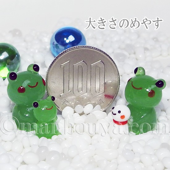 カエル グッズ 置物 ガラス細工 ミニチュア 雑貨 フォーカート