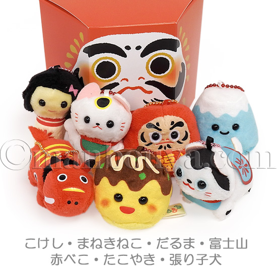 日本土産 ぷちまる ぬいぐるみ クリスマス プレゼント AMUFUN 7点