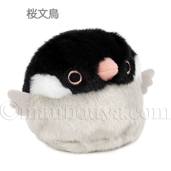 ブンチョウ ぬいぐるみ お手玉 三英貿易 だんごフレンズ とりだんご 桜