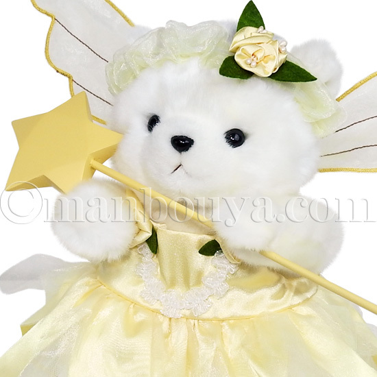 ぬい服 ドレス 肩掛け ショルダー 15cm~17cm ②水色 白 くま ぬい服 ドレス 肩掛け ショルダー 15cm~17cm ②水色 白 くま