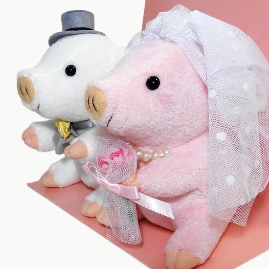 ウェルカムドール ブタ ぬいぐるみ 結婚式 たけのこ ウェディング 新郎