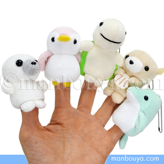 指人形 動物 ぬいぐるみ たけのこ TAKENOKO フィンガーパペット