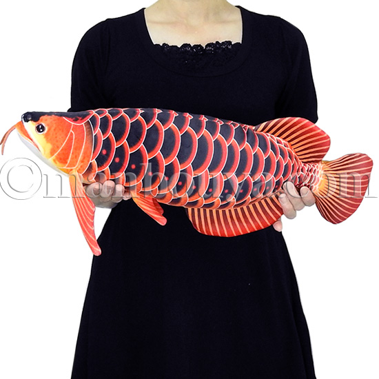 木製 鮮やかな魚の彫刻 アジア·アロワナ 木製 鮮やかな魚の彫刻 アジア·アロワナ