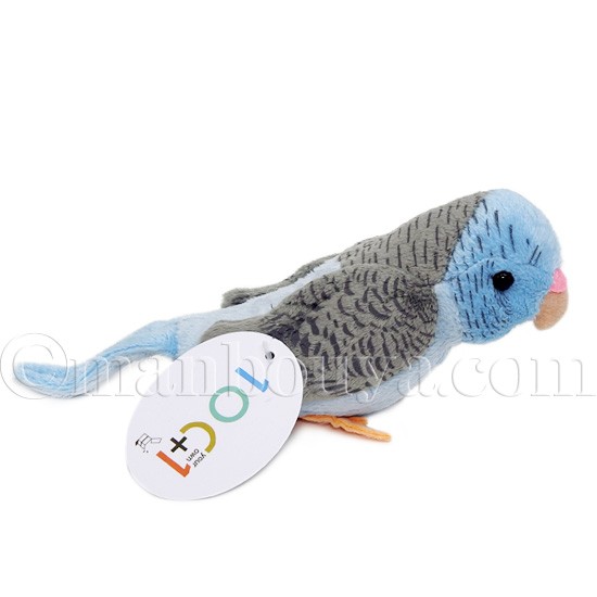 インコ ぬいぐるみ 小鳥 雑貨 TST 101 マメルリハ ブルー 18cm 