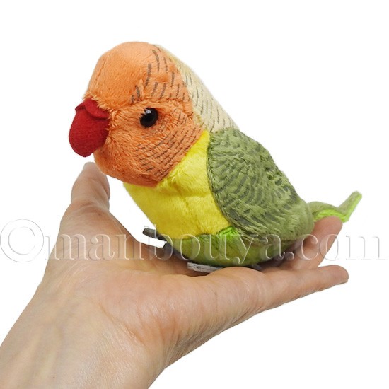 インコ ぬいぐるみ 小鳥 雑貨 TST 101 ボタンインコ ヤマブキ