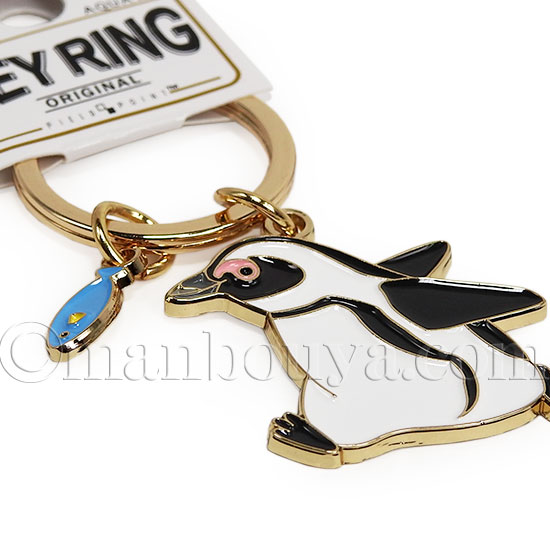ペンギン グッズ キーホルダー 金属 水族館 おみやげ キーリング