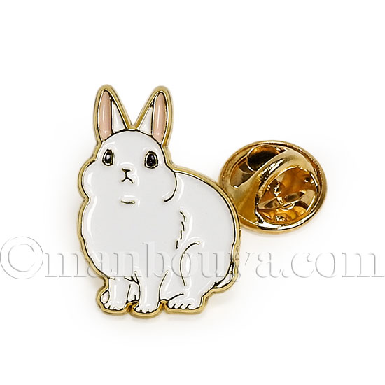 うさぎ グッズ ピンバッジ アクセサリー 動物 ピンバッヂ コレクション