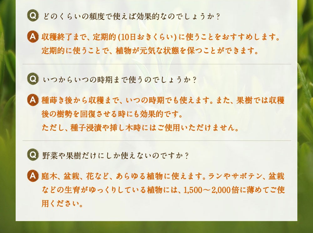 万田酵素 液体 肥料 万田アミノアルファプラス 1l 公式 植物性原材料 マグネシウム 自然 植物用 野菜用 花用 送料無料 万田発酵 通販 Paypayモール