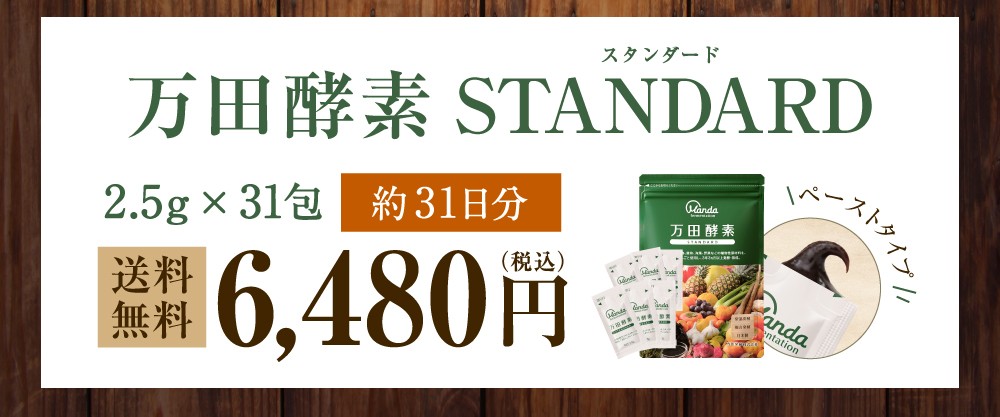 万田酵素 スタンダード ペーストタイプ 2 5g 31包 分包 約31日分 送料0円 公式 酵素 サプリ 送料無料 びわ 発酵食品 植物性 国産 万田発酵 野菜 果物 無添加