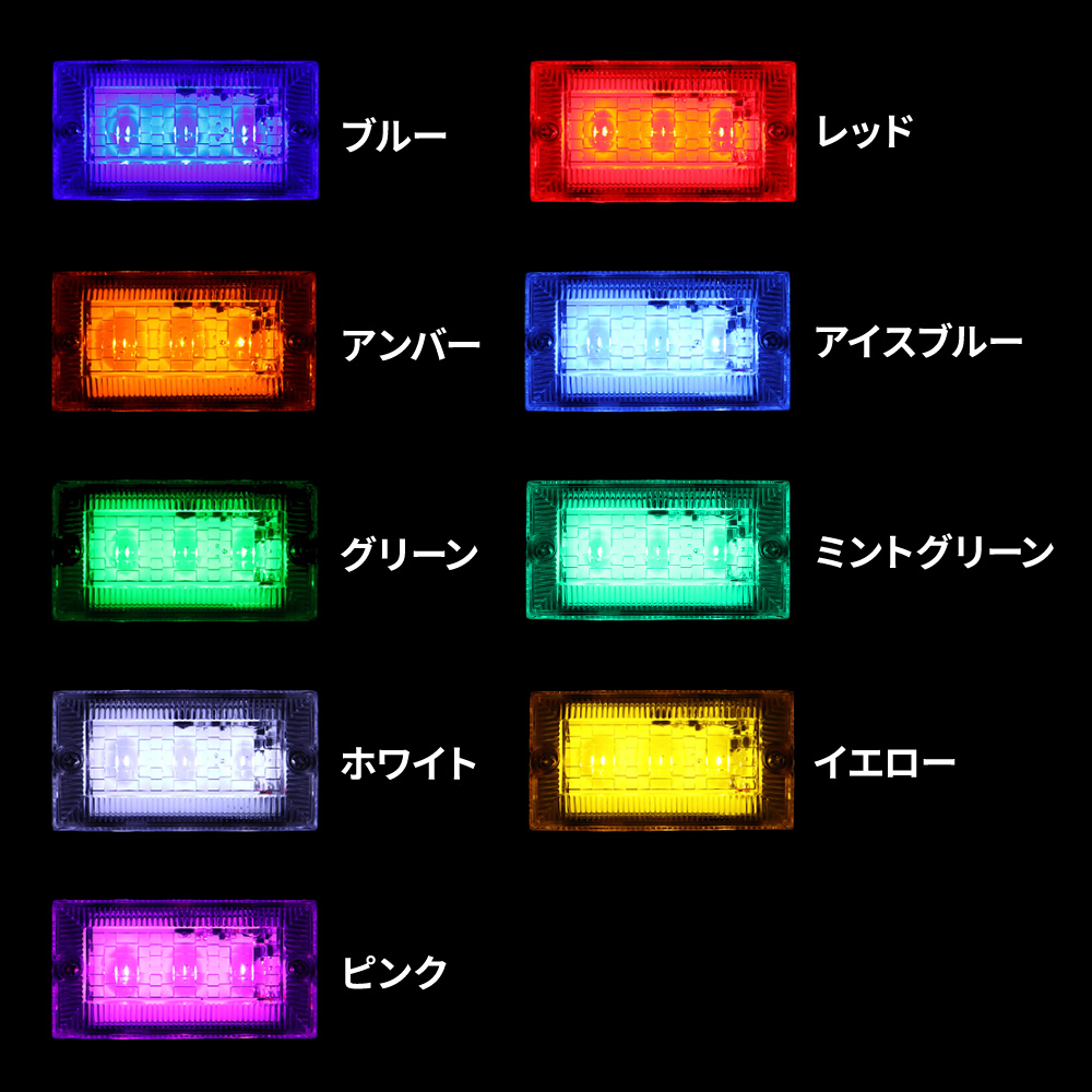 ハイパワーフラットマーカーランプNEO 12V...の詳細画像1