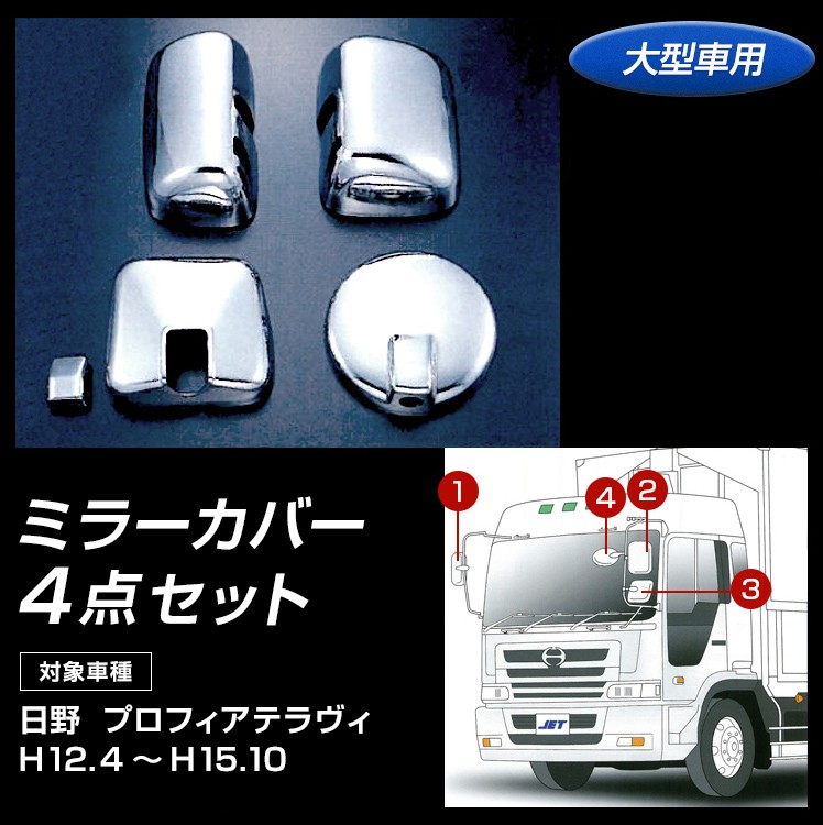 得価限定SALE ヤフオク! - ジェットイノウエ ミラーカバーセット FUSO