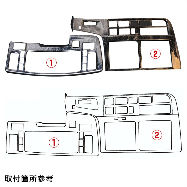 いすゞＮＥＷギガ用 木目調 ドアスイッチパネル 楽天市場】ギガ木目パネルの通販