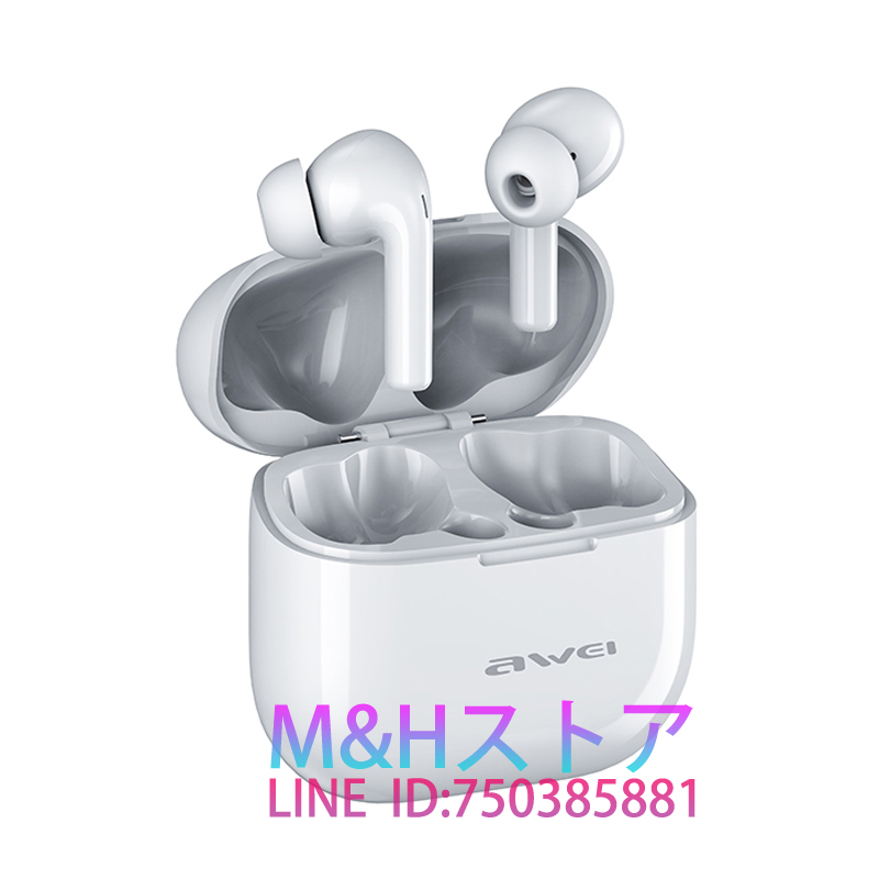 ワイヤレスイヤホンbluetooth5.3耳を塞がな高音質ブルートゥースイヤーカフノイズキャンセリングミニ型マイク付きゲーミング完全コードレスおすすめ 安い 片耳｜mandh-store｜03
