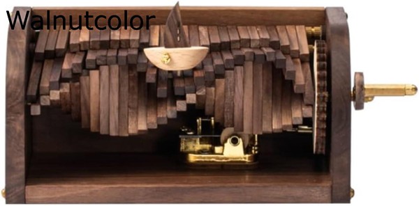 オルゴール 手回しオルゴール 木製手作りアイテムとDIY組み立て