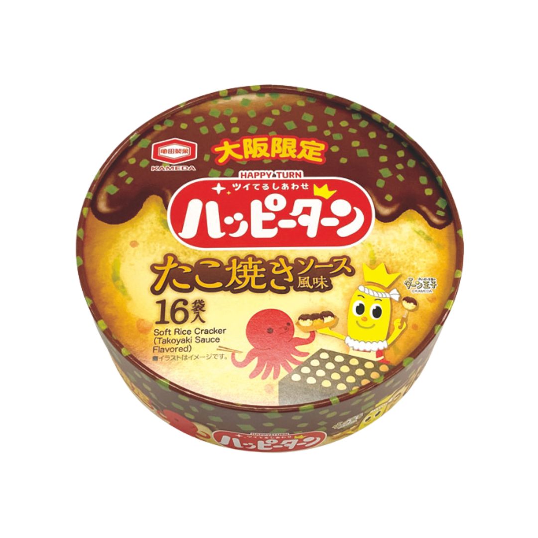 ハッピーターン 大阪限定 たこ焼きソース 風味 16枚入