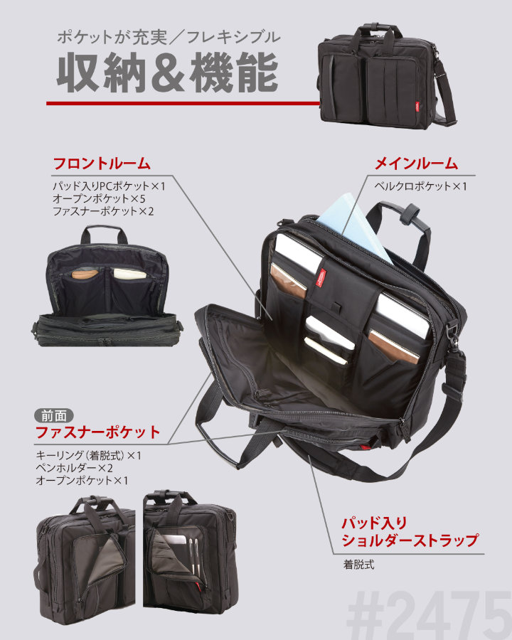 【完売品★未使用ほぼ新品に近い】マンハッタンパッセージ3WAYバッグ★デザイン★ MANHATTAN PASSAGE（マンハッタンパッセージ） メーカー直営 2475 3WAY