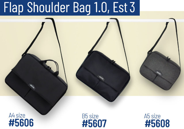 [マンハッタンパッセージ] 5608BK A5フラップショルダーバッグ 男女兼用 (ブラック) MANHATTAN PASSAGE（マンハッタンパッセージ） メーカー直営 5608 A5