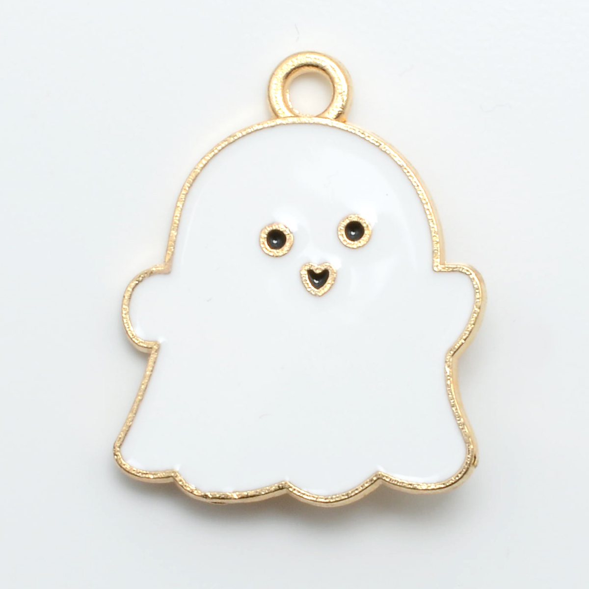 アクセサリーパーツ ハロウィン ゆるっとパステルおばけチャーム 2個 