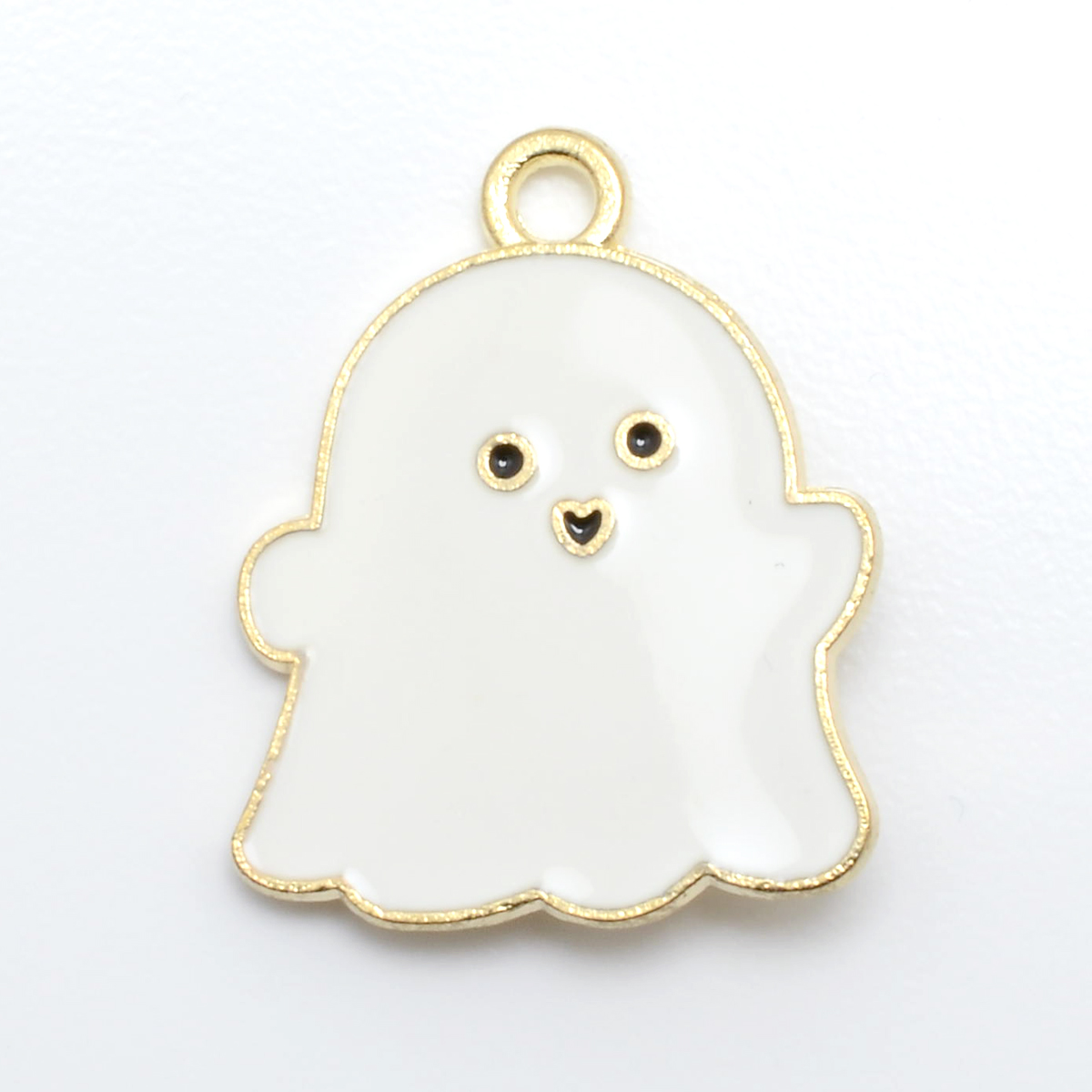 アクセサリーパーツ ハロウィン ゆるっとパステルおばけチャーム 2個 