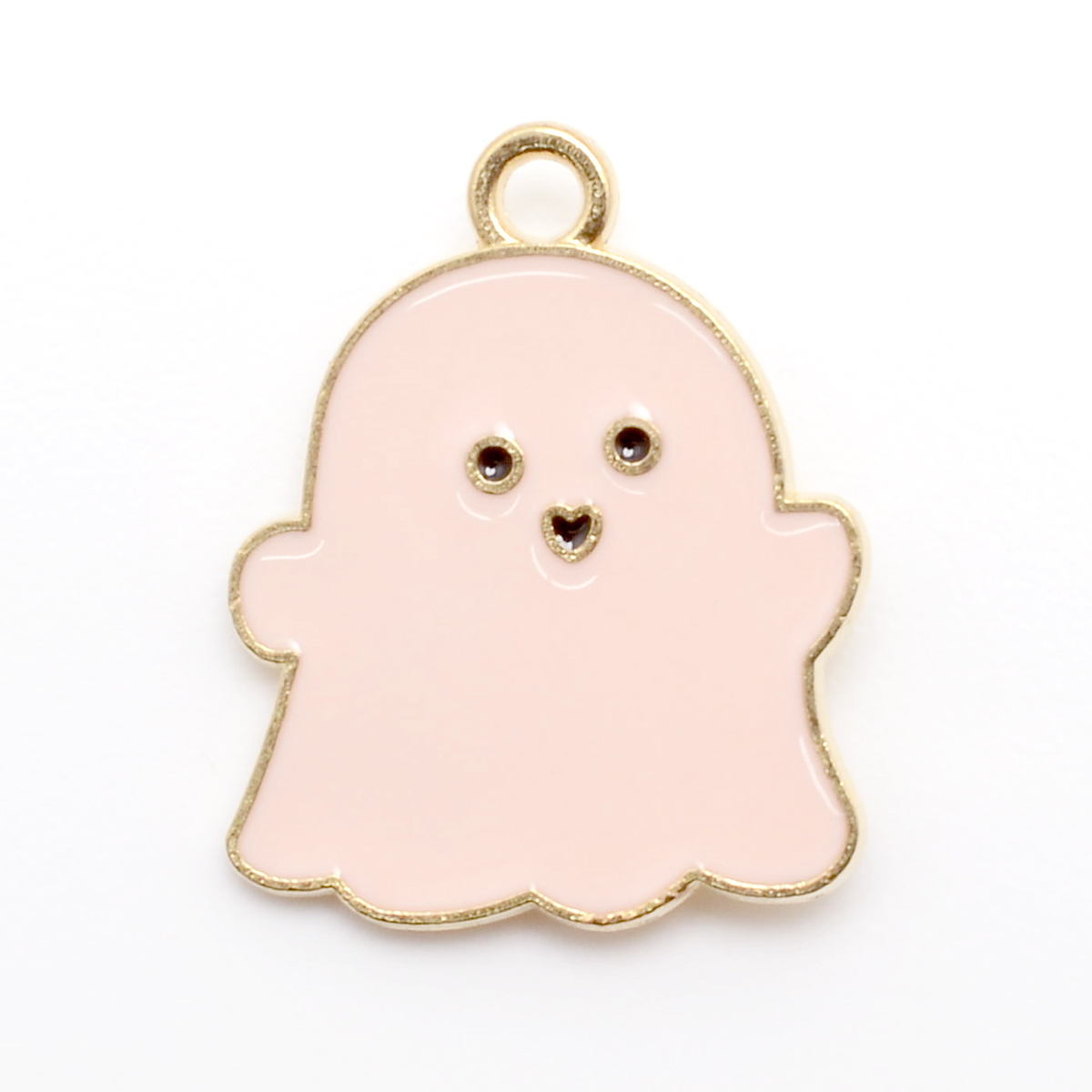 アクセサリーパーツ ハロウィン ゆるっとパステルおばけチャーム 2個