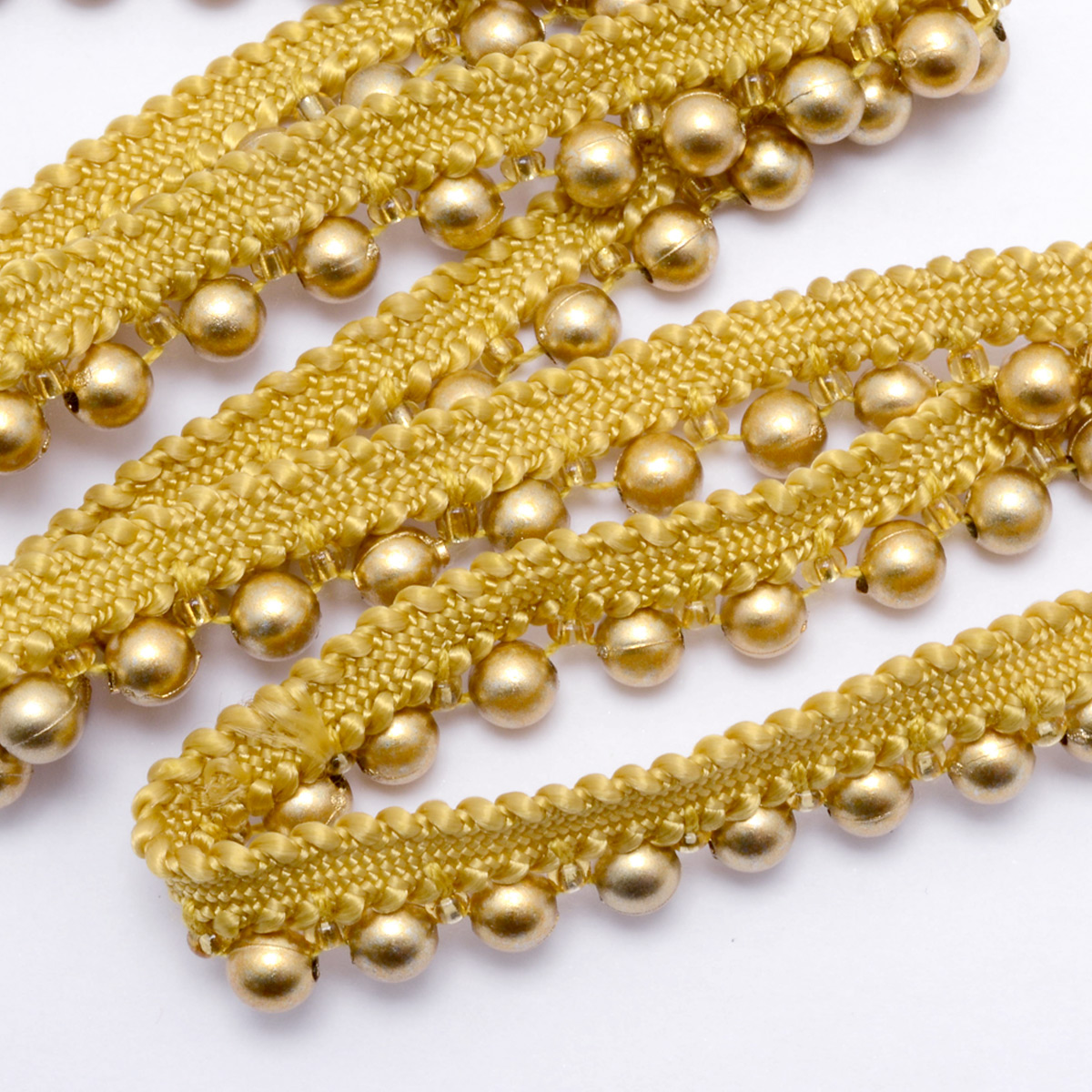 パールビーズ付きレースブレード 13mm巾 1m単位 切り売り : まんま