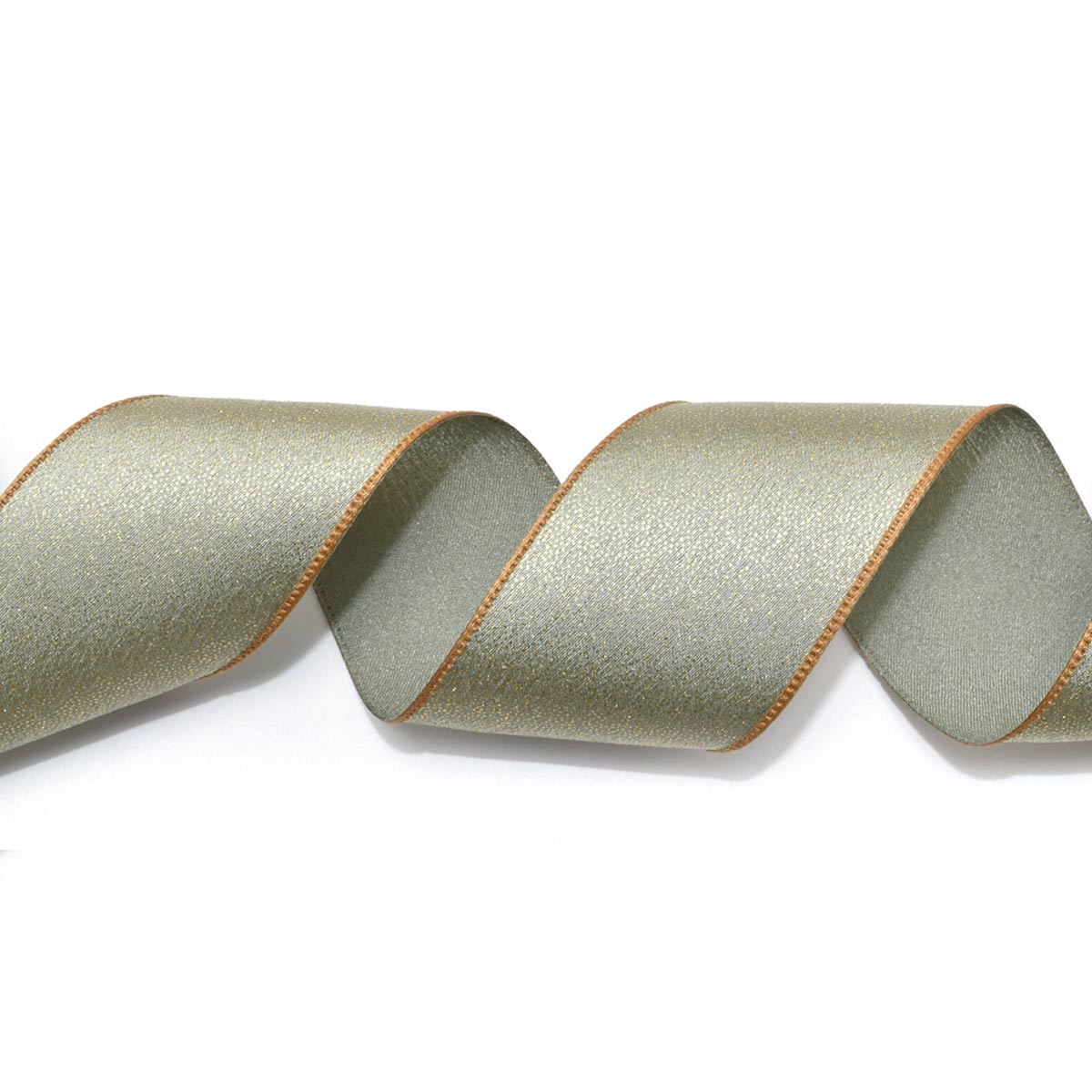 ゴールドラメシフォンリボン 幅38mm 1m単位 切り売り : まんま母さんの