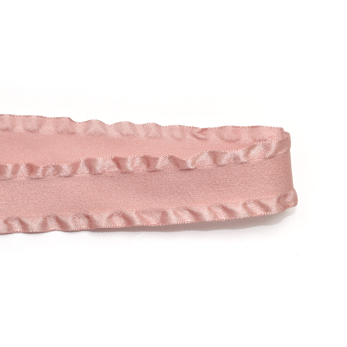 片面スエード風フリルリボン 幅25mm 1m単位 切り売り : まんま母さんの