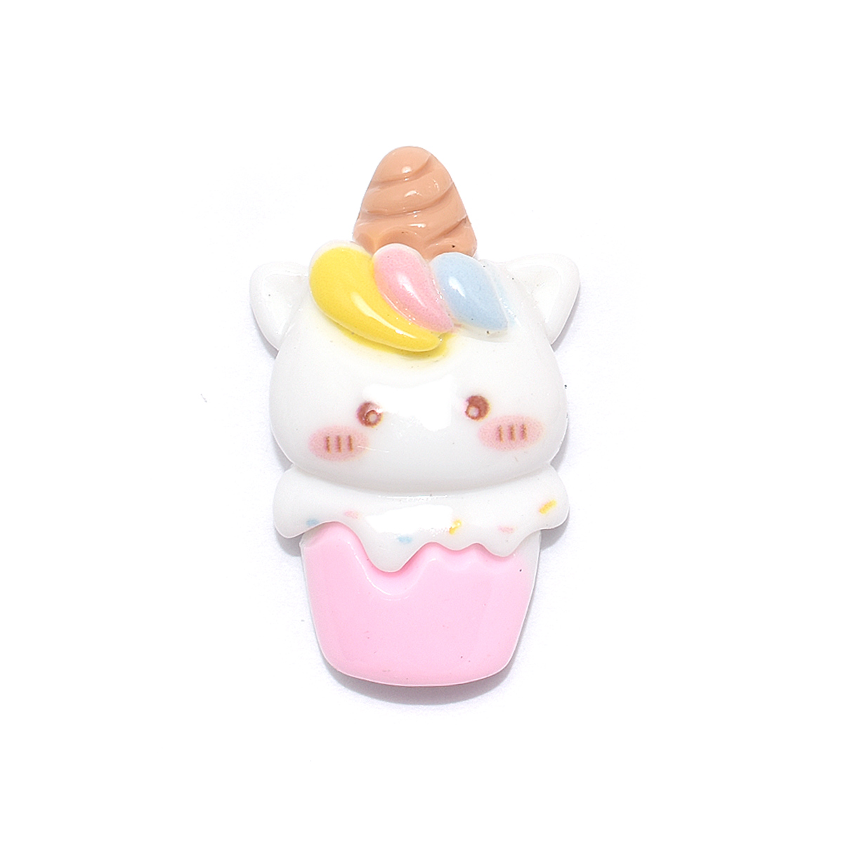 ゆるかわパステルユニコーンのデコパーツ　4個 |  | 04