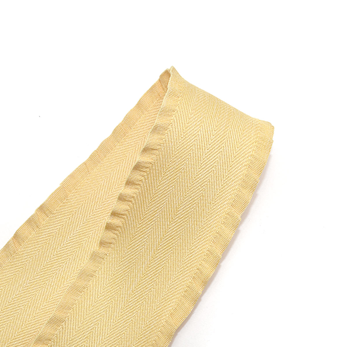 デニム風フリルリボン 幅40mm 1m単位 切り売り : まんま母さんのりぼん