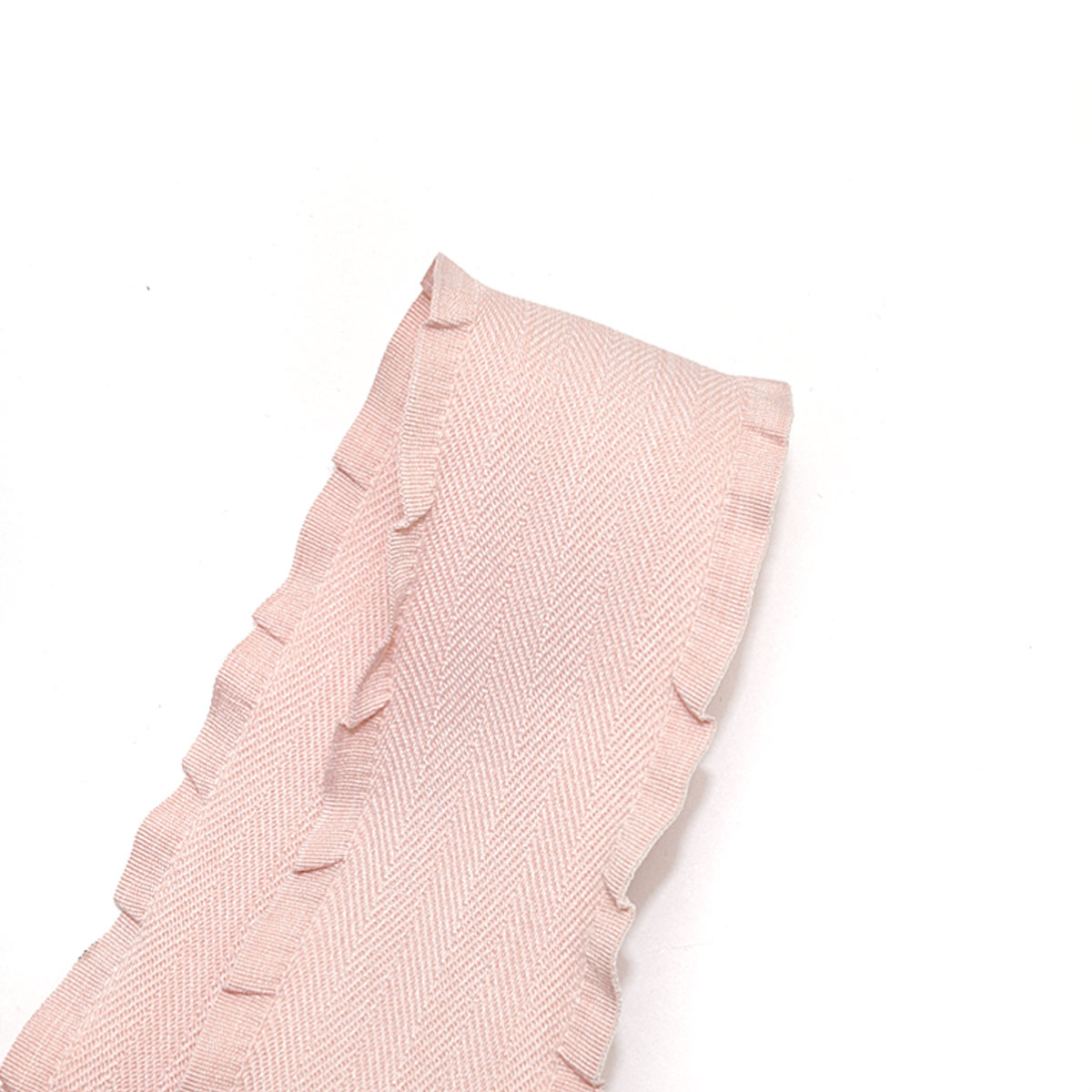 デニム風フリルリボン 幅40mm 1m単位 切り売り : まんま母さんのりぼん