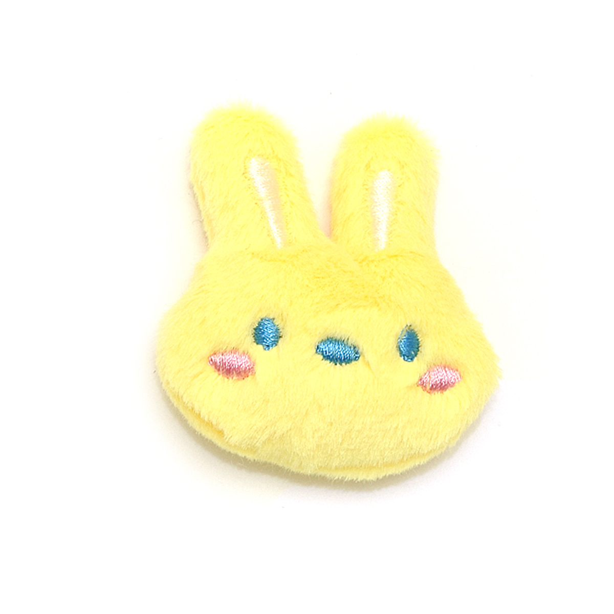 モチーフ もふもふうさちゃん 顔のぬいぐるみ 2個 : まんま