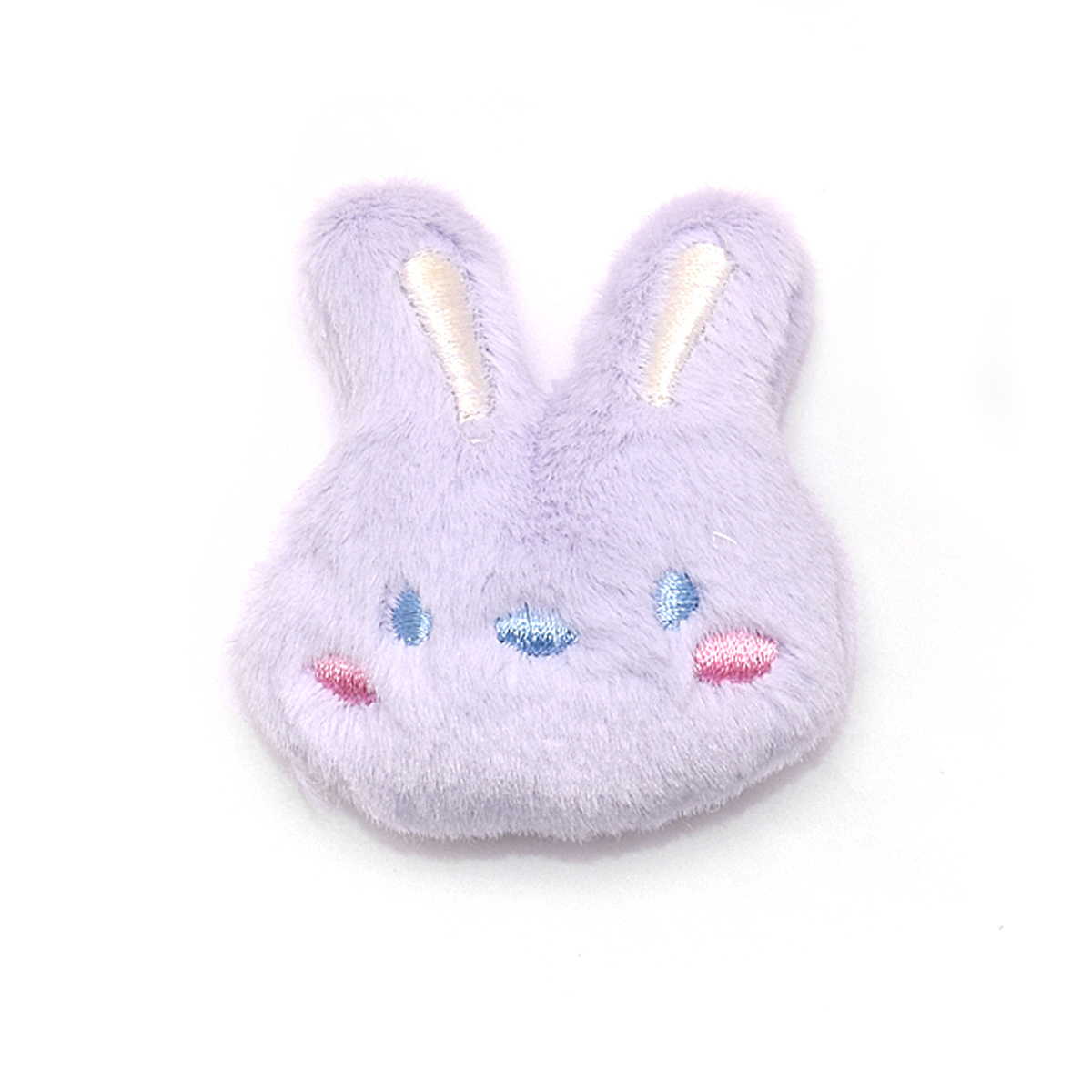 モチーフ もふもふうさちゃん 顔のぬいぐるみ 2個 : まんま