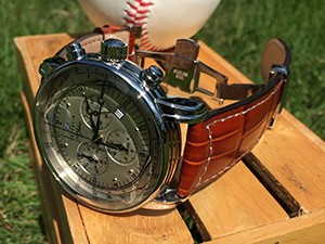 時計ベルトをモレラートのグットゥーゾに交換したツェッペリン 100years zeppelin 76801