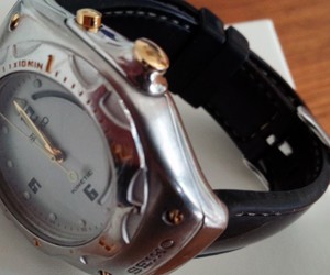 時計ベルトをCAREZZAに交換したセイコーキネティック アークチュラ ダイバー
SEIKO KINETIC ARCTURA DIVER
