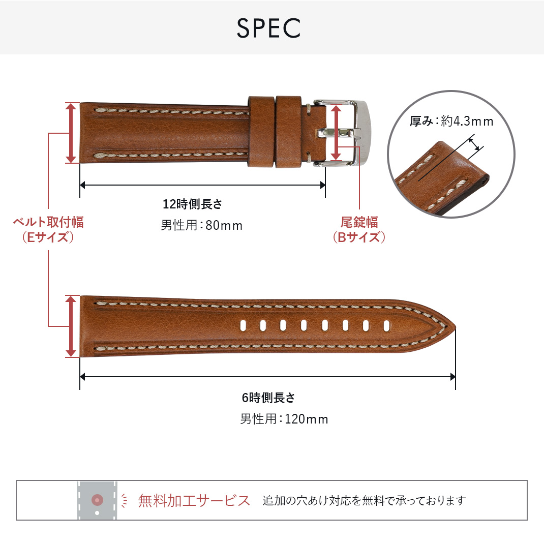 MORELLATO（モレラート） 時計ベルト カーフ 革 本革 革ベルト CARRA