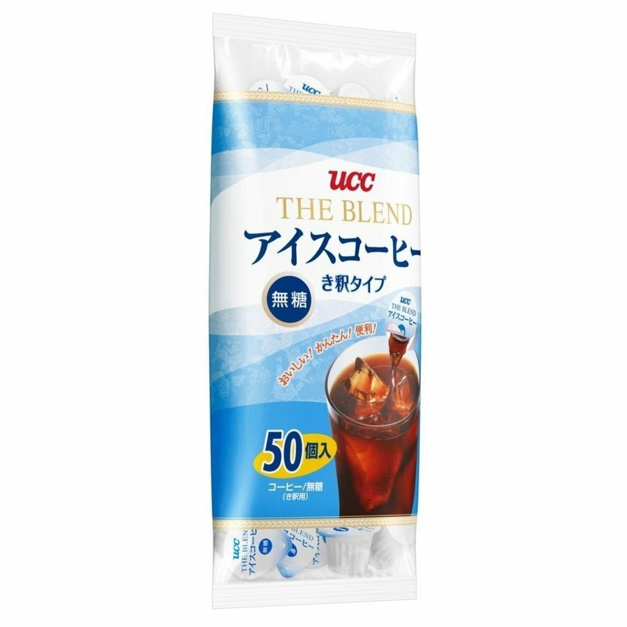 UCC アイスコーヒーポーション50個入✖️４袋　200個 UCC 4袋セット アイスコーヒー ポーション 無糖 200個 (50個×4袋