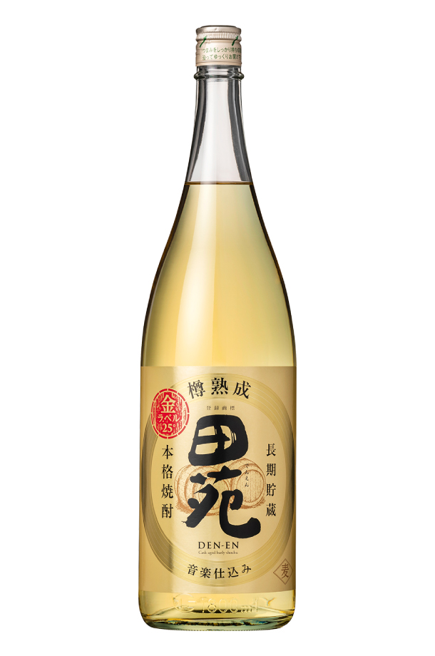 田苑酒造 麦焼酎 田苑 金ラベル 25度 1800ml 瓶 6本 1ケース むぎ焼酎