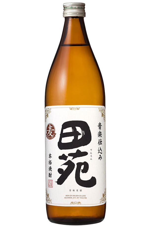田苑 白ラベル　本格麦焼酎 25%　1800ml6本 楽天市場】【送料無料】 田苑酒造 麦焼酎 田苑 白ラベル 25度 1800ml