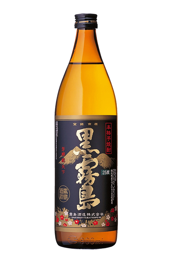 黒霧島 霧島酒造 芋焼酎 25度 瓶 900ml 12本 1ケース 焼酎 宮崎
