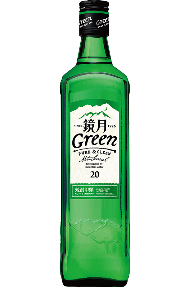 サントリー 鏡月 グリーン 20度 瓶 甲類 700ml 12本 1ケース : sun0259